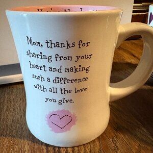 Mom Large Ceramic Novelty Mug-Beautiful Saying-Used as Display